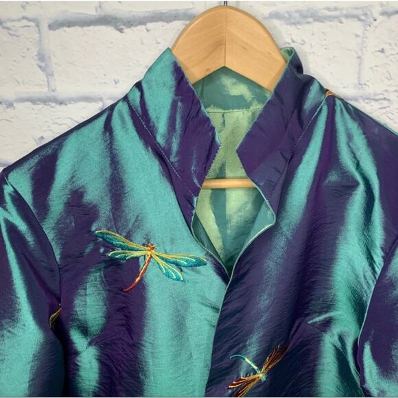 Vintage Dragonfly Reversible Blazer - Picture 6 of 10